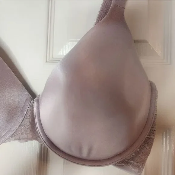 Vanity Fair 40DD Full Figure Underwire Padded Lace Smoothing Bra - Picture 4 of 11